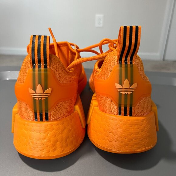 Adidas NMD R1 Shoes Bright Orange GV9439 Size 8.5. - Picture 9 of 12